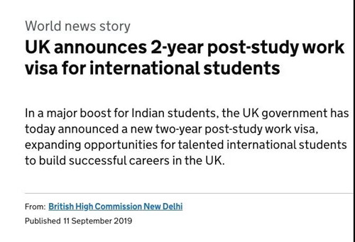 英国留学,PSW毕业生签证,PSW签证,英国留学签证,英国留学生签证,英国移民局